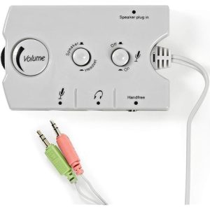 Audio-kytkin, kuulokkeet / kaiuttimet / mikrofoni