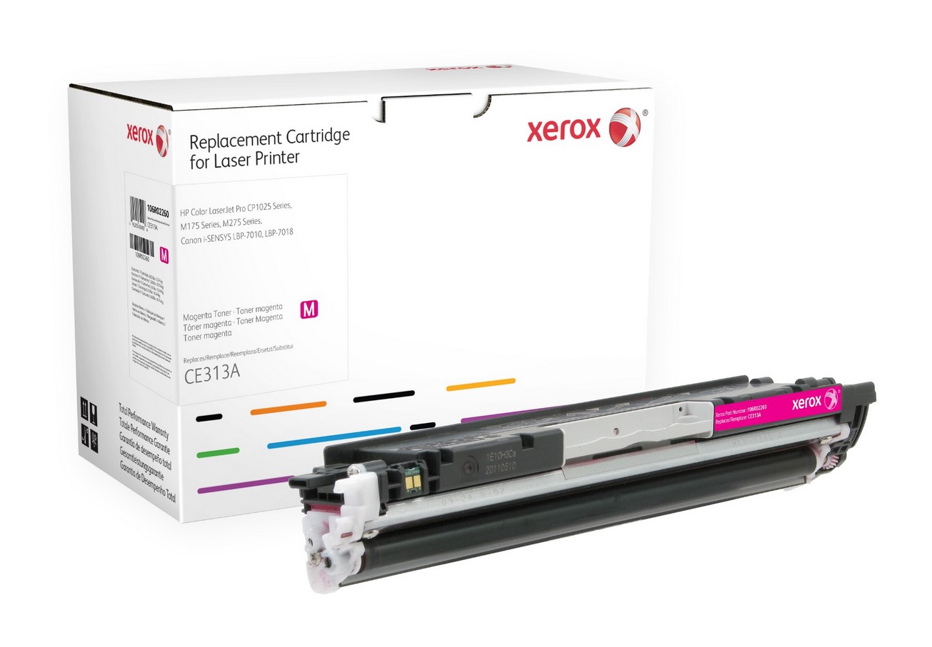 Xerox HP 126A / CE313A -tarvikevärikasetti, punainen / Magenta