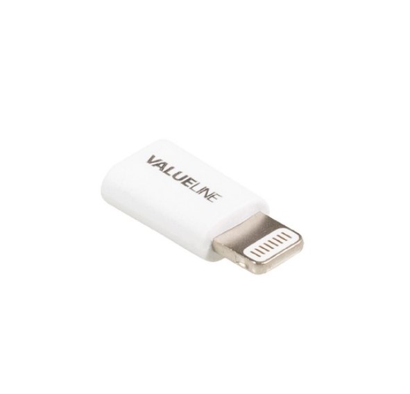 Valueline Apple Lightning uros - Micro-USB naaras adapteri