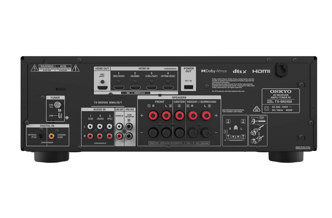 ONKYO TX-SR3100 5.2 AV-viritinvahvistin - Image 2
