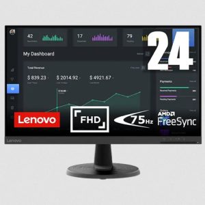 LENOVO D24-40 23,8" FHD / VA / 75Hz / 4ms / Kensington / FreeSync -näyttö