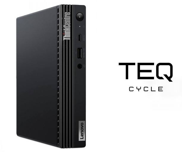 TEQCYCLE LENOVO ThinkCentre M75Q TINY G1 AMD Ryzen 5 PRO 3400GE / 16GB DDR4 / 256GB M.2 NVMe SSD / Windows 11 Pro / 2Y -yritystietokone