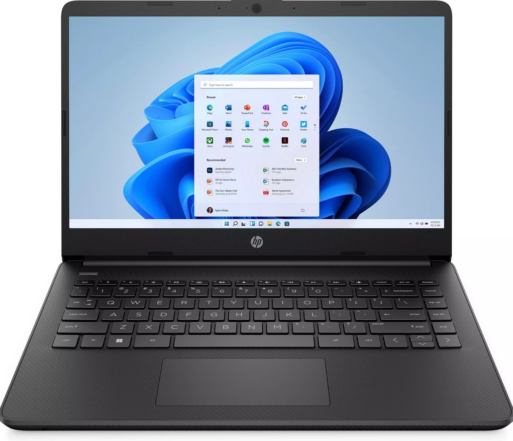 HP Laptop 14s-dq3021no 14" FHD / Intel Pentium Silver N6000 / 8GB DDR4 / 256GB M.2 NVMe SSD / Windows 11 Home -kannettava