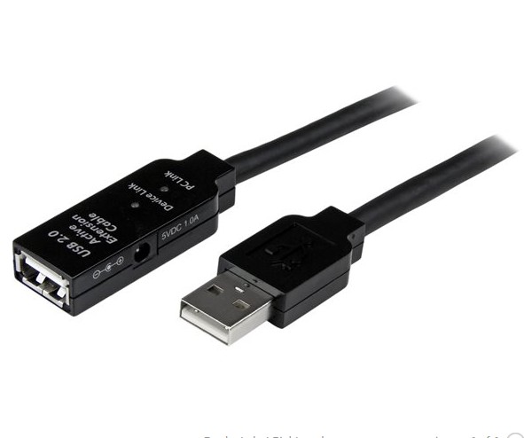 STARTECH.COM aktiivinen USB 2.0 Type-A 20m uros-naaras -kaapeli