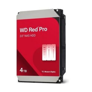 Western Digital Red Pro NAS 24x7 SATA III 4TB 3,5″ 7200 RPM HDD-levy
