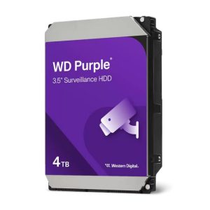 WD Purple Surveillance 24×7 SATA III 4TB 3,5″ 5400 RPM HDD-levy