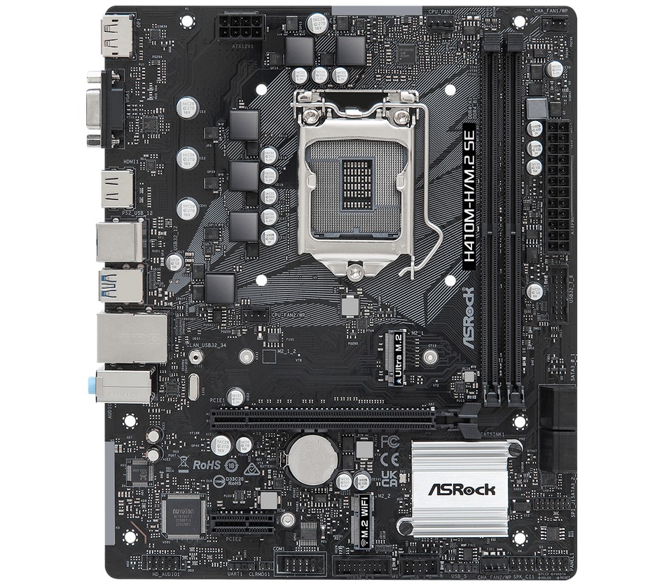 ASROCK H410M-H/M.2 SE LGA1200 micro-ATX -emolevy