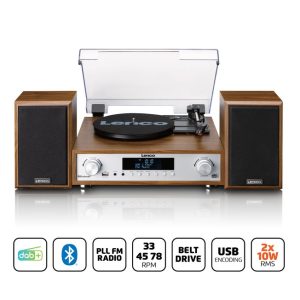 LENCO MC-160 FM / levysoitin / Bluetooth -stereo-järjestelmä